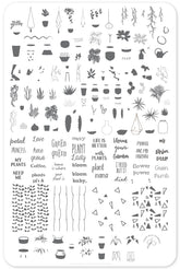 Crazy Plant Lady (CjSLC-07) - Clear Jelly Stamping Plate
